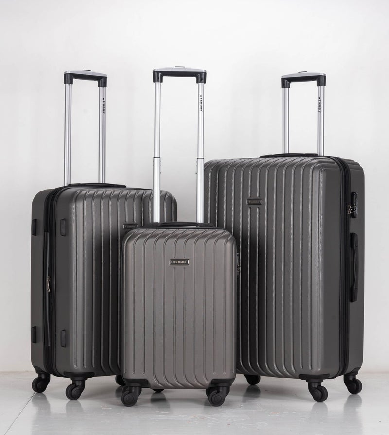 ستارجولد مجموعة حقائب سفر مكونة من 3 قطع من حقائب أمتعة السفر ذات الجانب الصلب من مادة ABS - Image 1